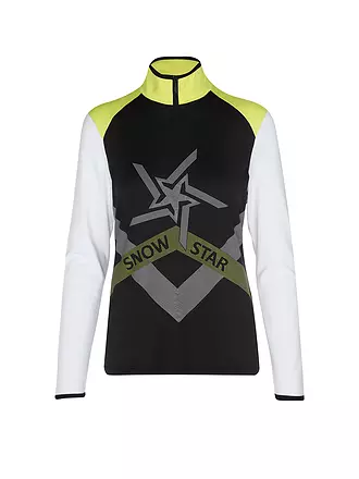 SPORTALM | Damen Unterzieh Zipshirt mit Folien-Print | 